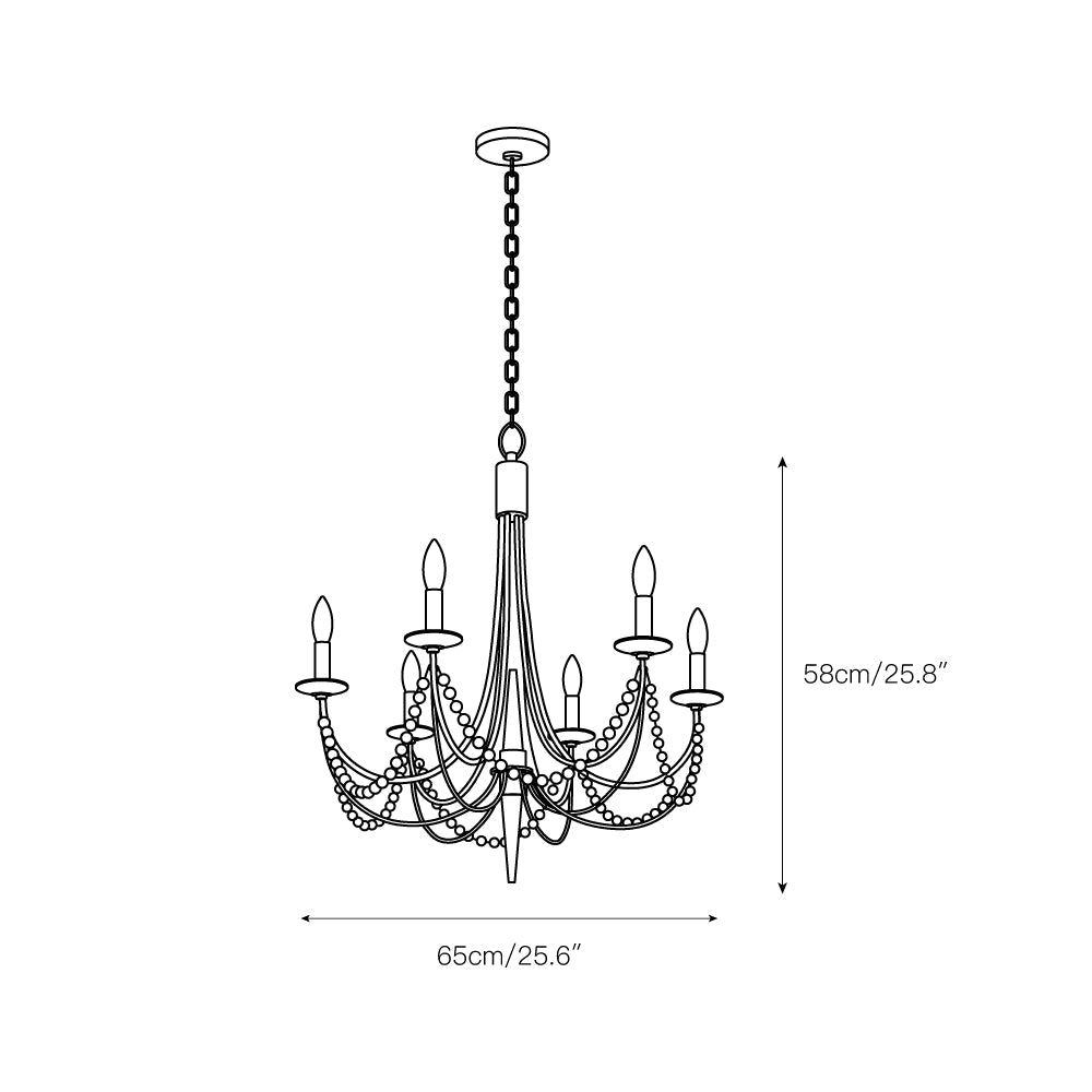 Purelux Postmodern Luxury Brass Metal Crystal Chandelier - Lamp Copper