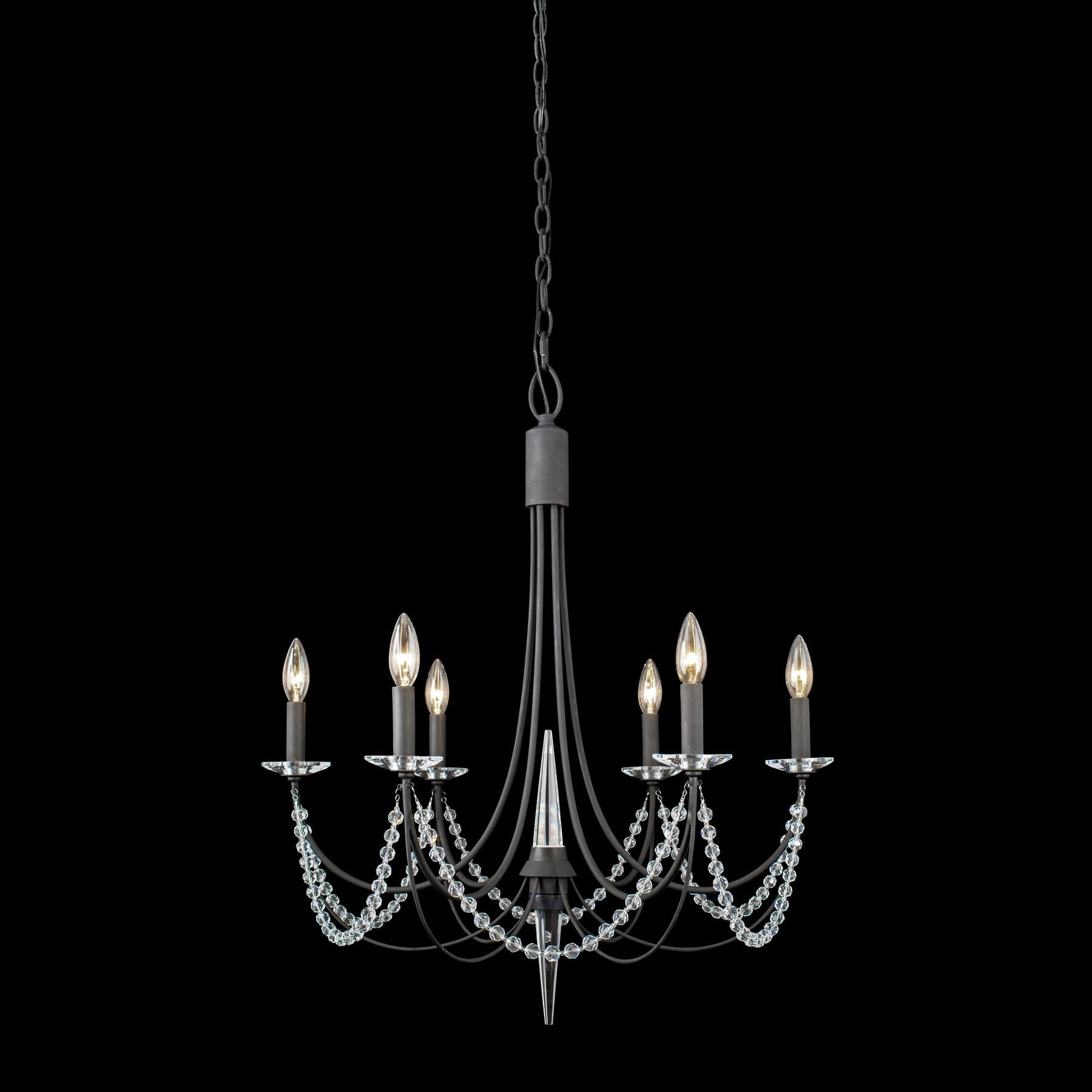 Purelux Postmodern Luxury Brass Metal Crystal Chandelier - Lamp Copper