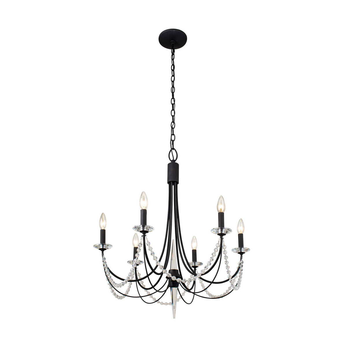 Purelux Postmodern Luxury Brass Metal Crystal Chandelier - Lamp Copper