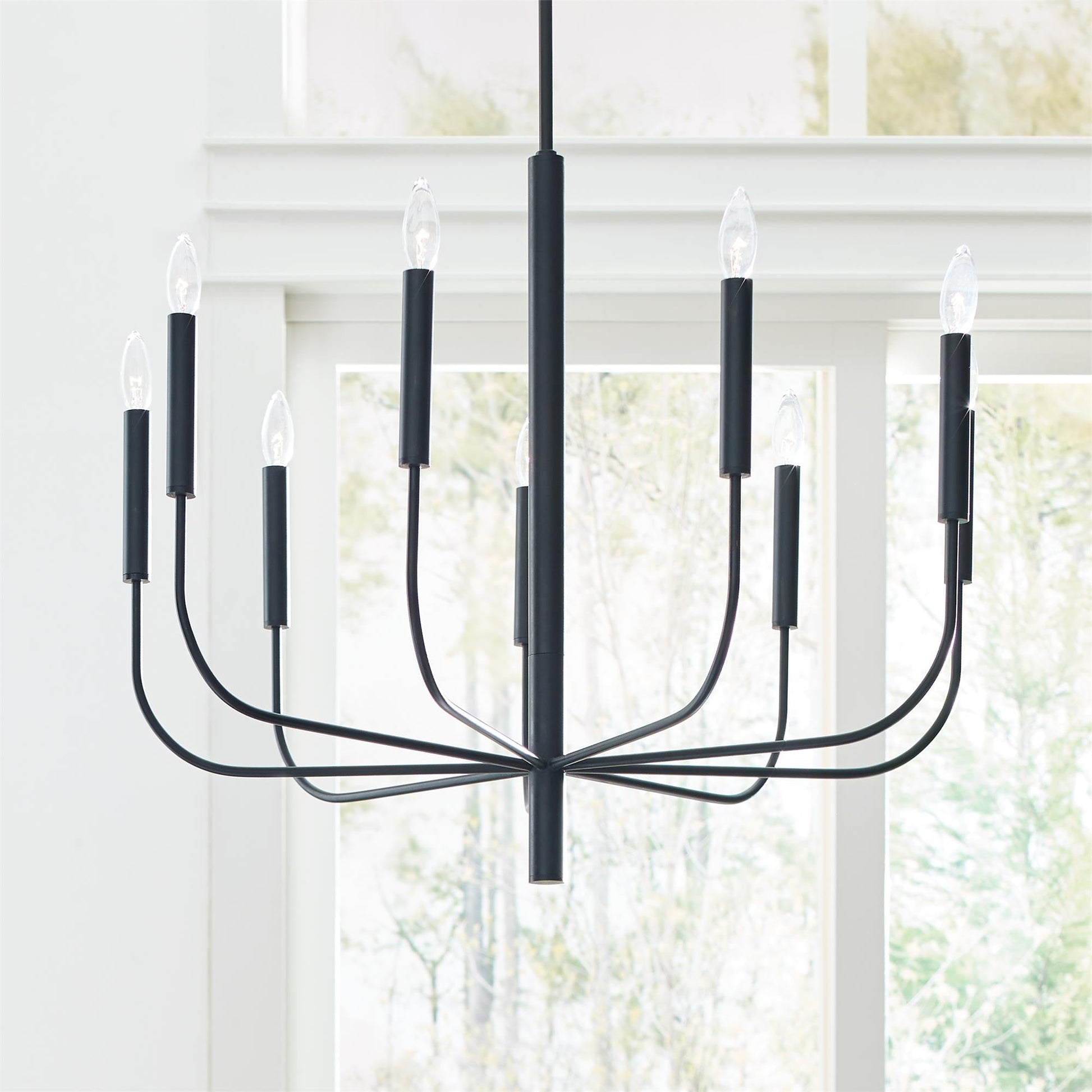Olcarel Vintage Industrial Brass Metal Chandelier - Lamp Copper