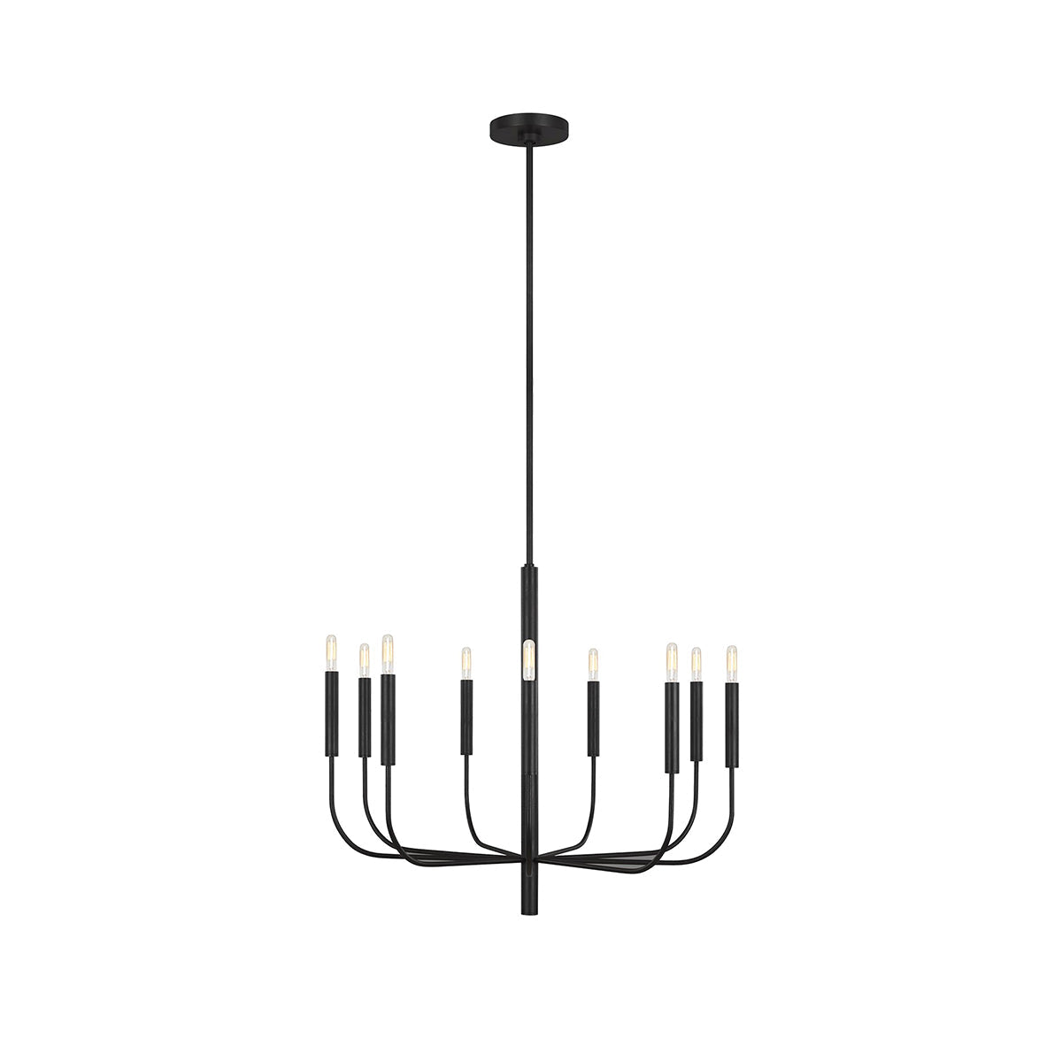 Olcarel Vintage Industrial Brass Metal Chandelier - Lamp Copper