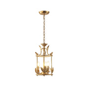 Hylite Vintage Industrial Gold Metal Lantern Pendant Lamp - Lamp Copper