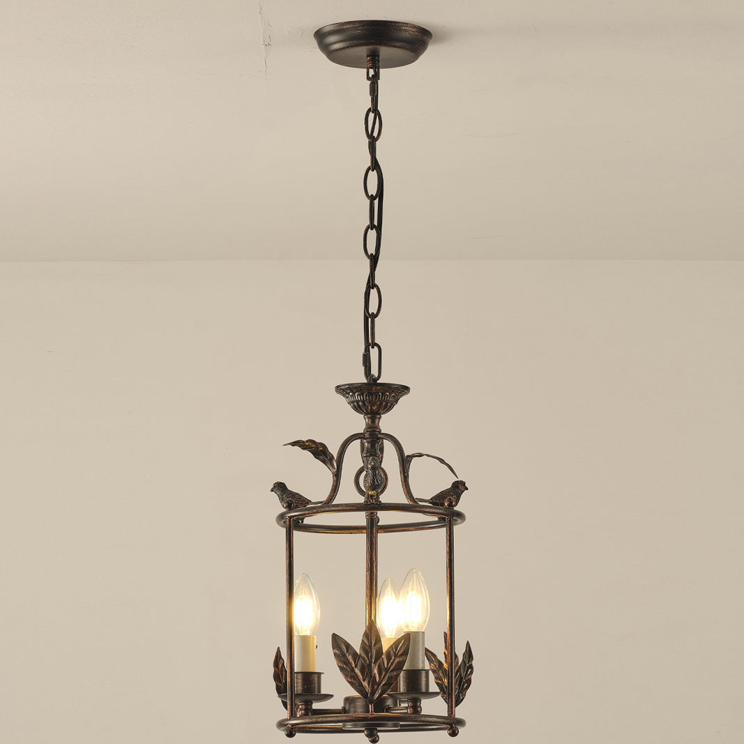 Hylite Vintage Industrial Gold Metal Lantern Pendant Lamp - Lamp Copper