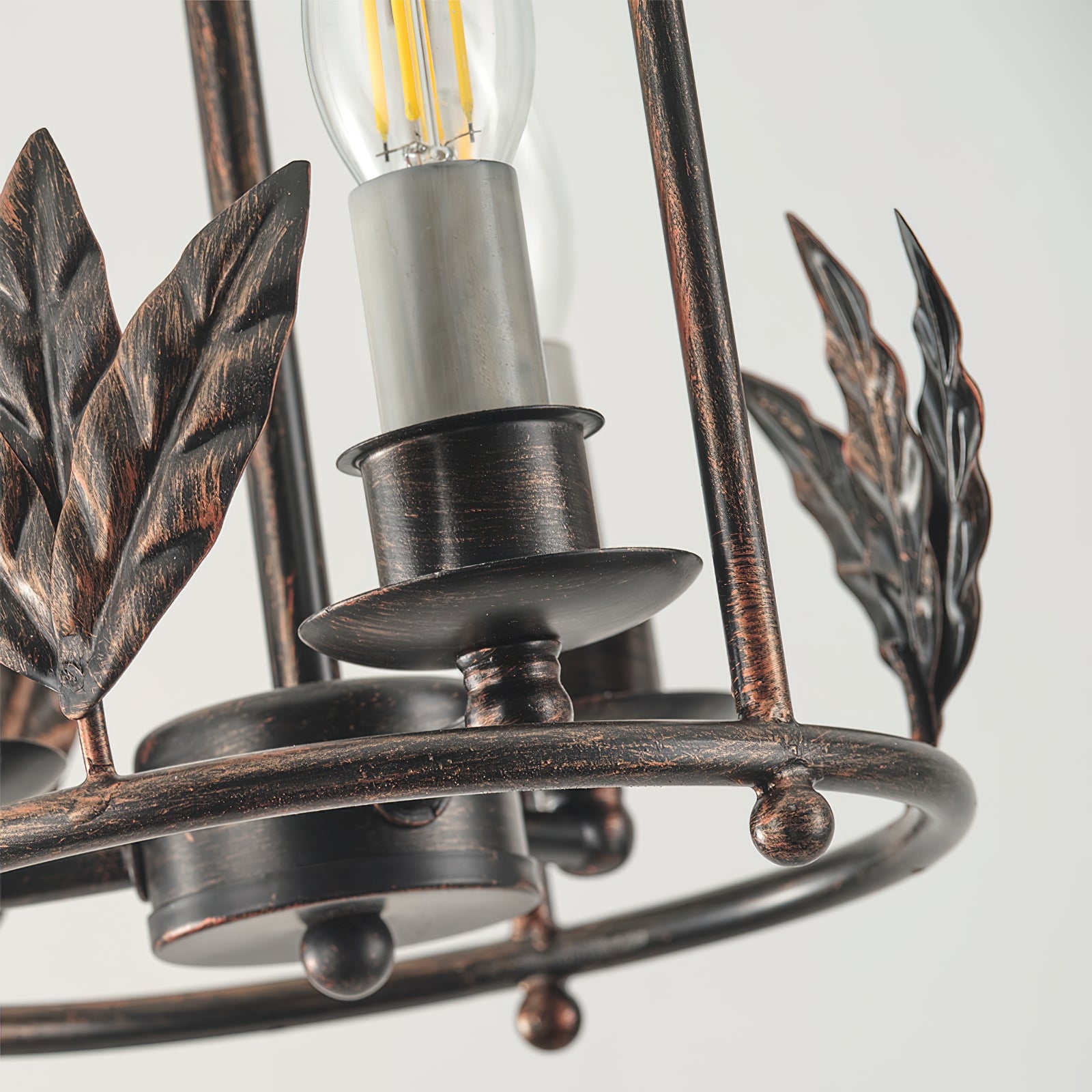 Hylite Vintage Industrial Gold Metal Lantern Pendant Lamp - Lamp Copper
