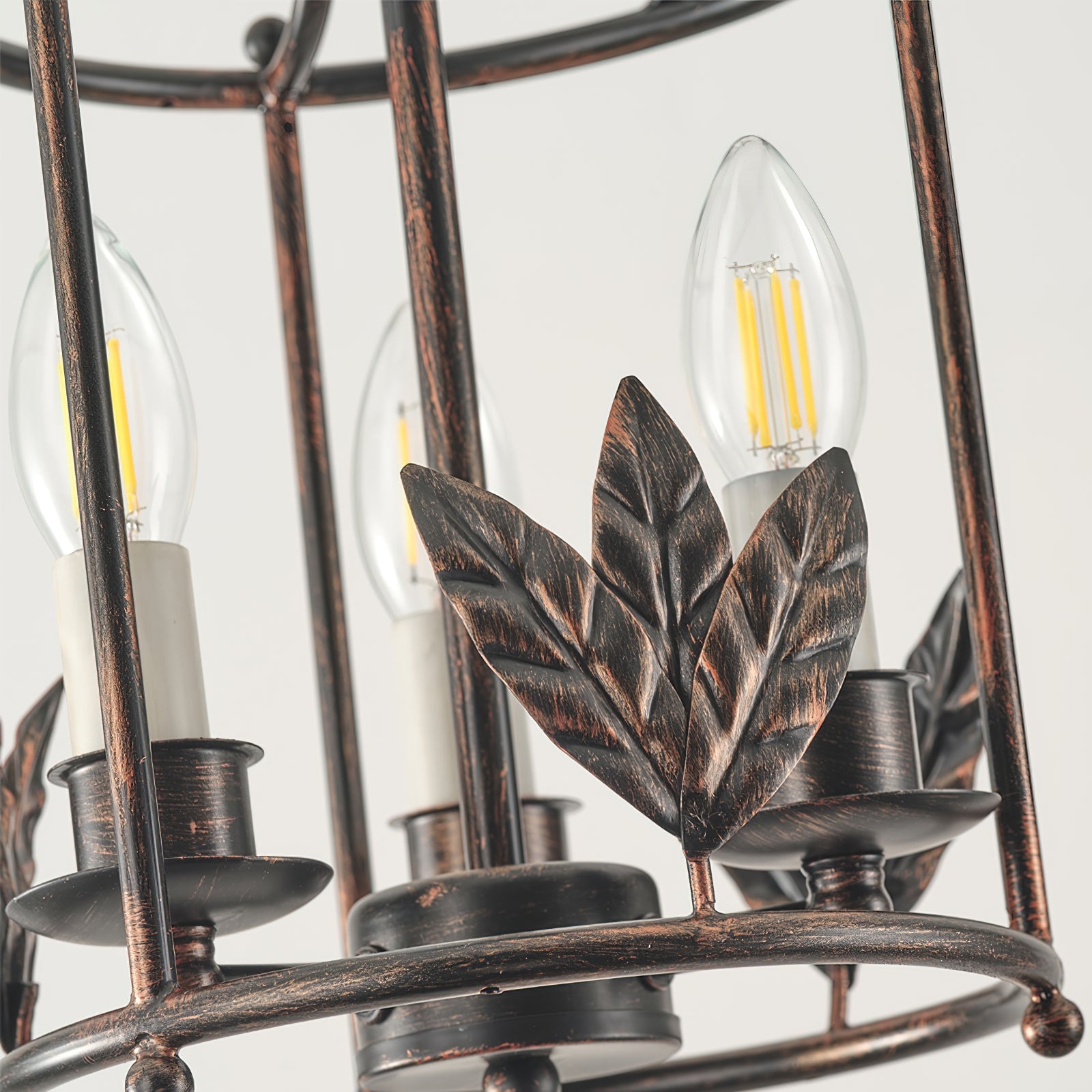Hylite Vintage Industrial Gold Metal Lantern Pendant Lamp - Lamp Copper