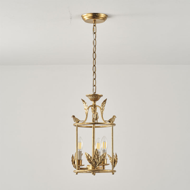Hylite Vintage Industrial Gold Metal Lantern Pendant Lamp - Lamp Copper