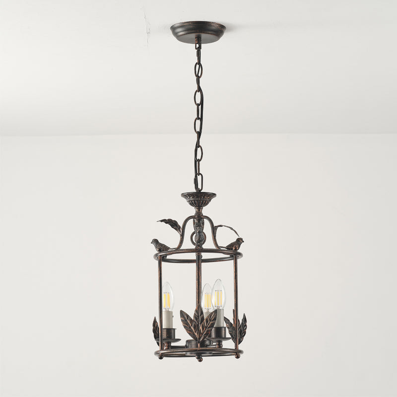 Hylite Vintage Industrial Gold Metal Lantern Pendant Lamp - Lamp Copper