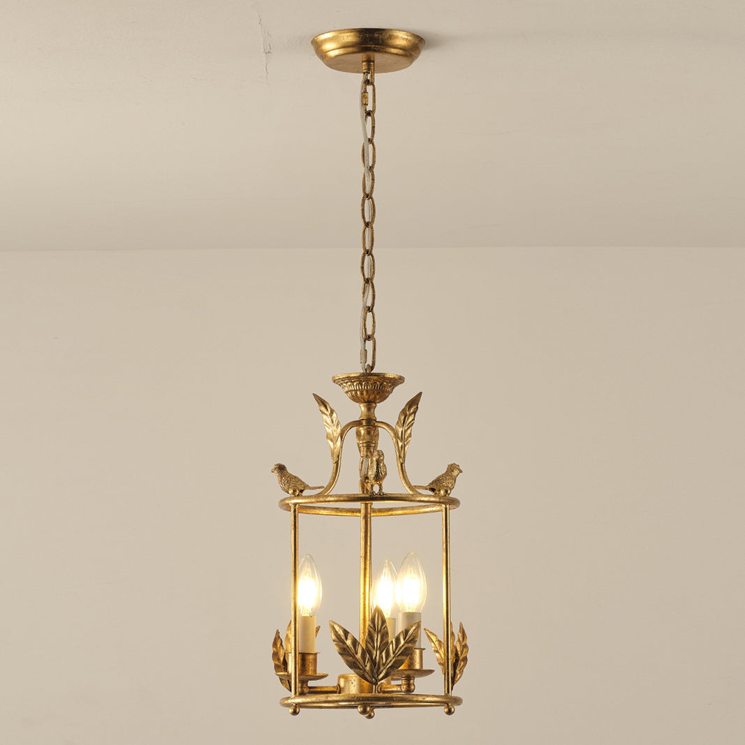 Hylite Vintage Industrial Gold Metal Lantern Pendant Lamp - Lamp Copper