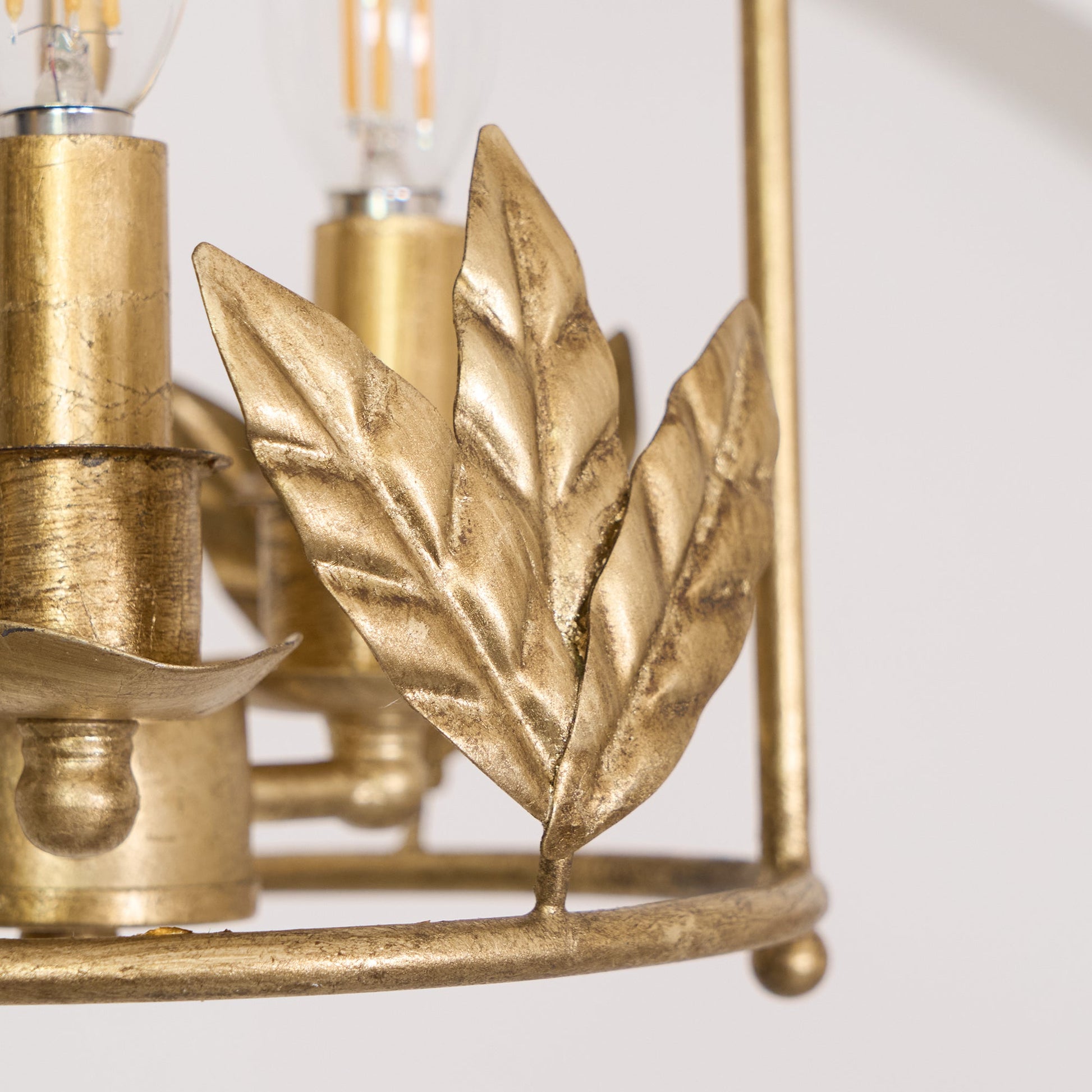 Hylite Vintage Industrial Gold Metal Lantern Pendant Lamp - Lamp Copper