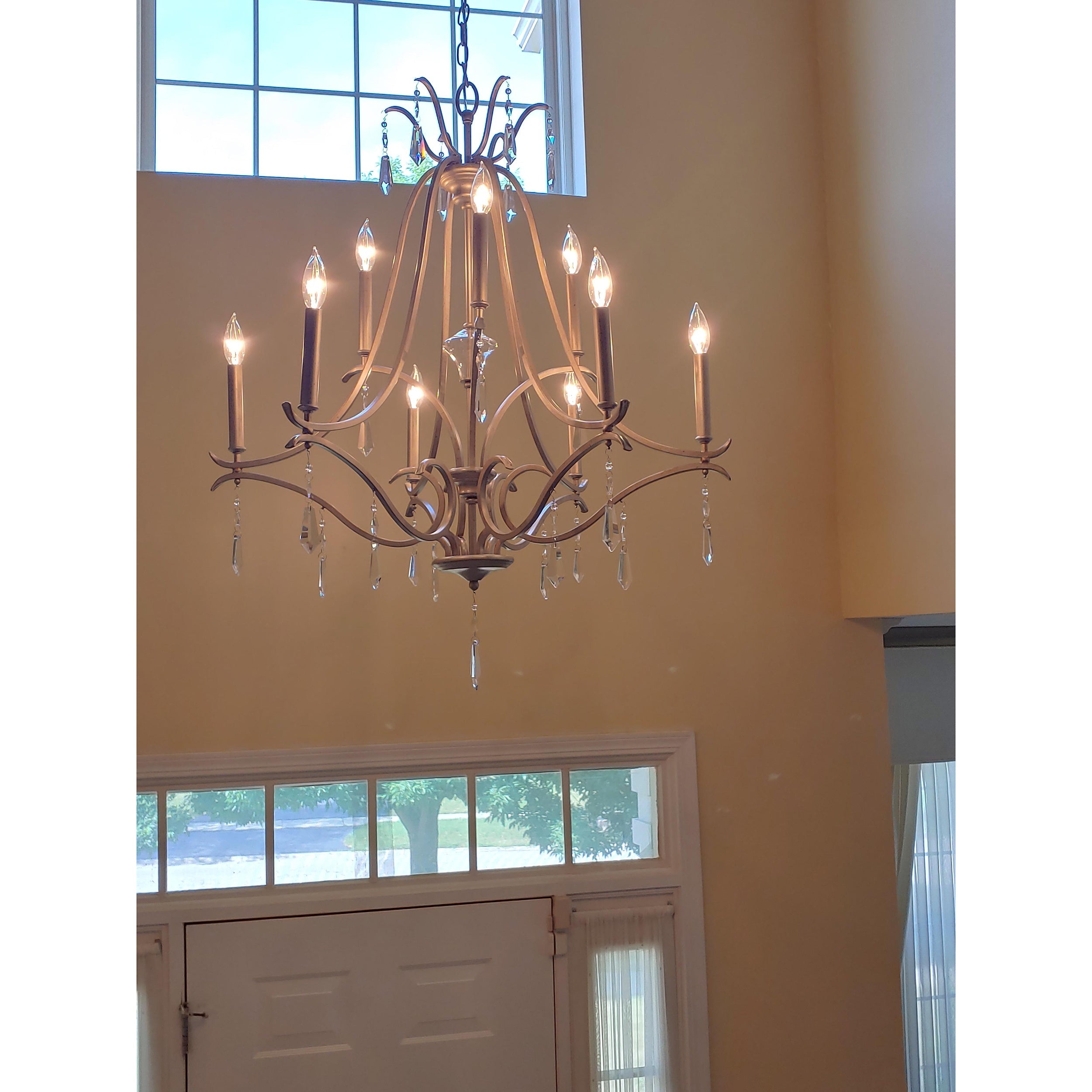 Lyra Postmodern Luxury Copper Crystal Chandelier - Lamp Copper