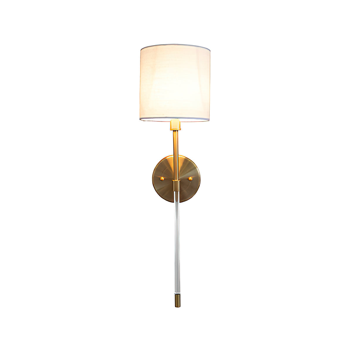Lumos Premium Modern Minimalist Acrylic Fabric Wall Lamp - Lamp Copper