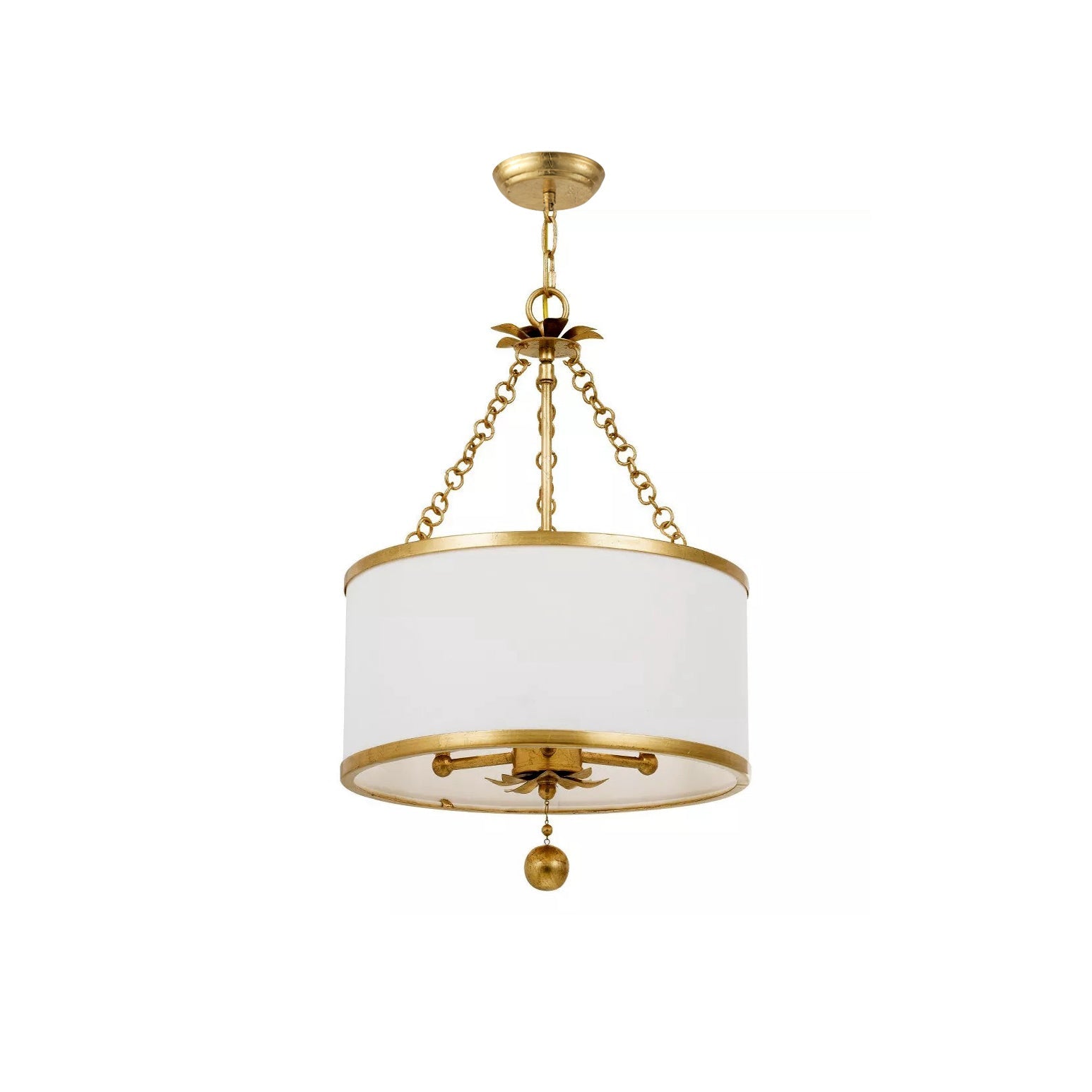 Helix Drum Individual Creativity Fabric Metal Pendant Lamp - Lamp Copper