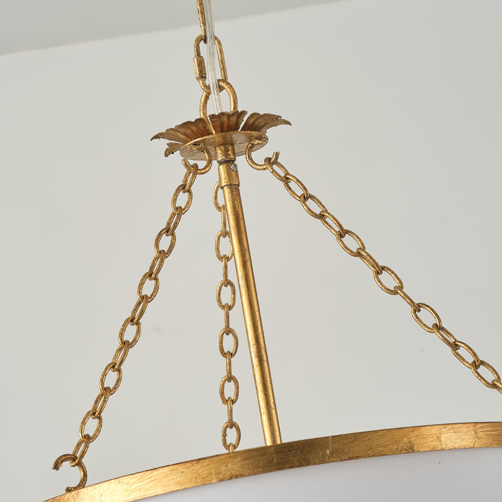 Helix Drum Individual Creativity Fabric Metal Pendant Lamp - Lamp Copper