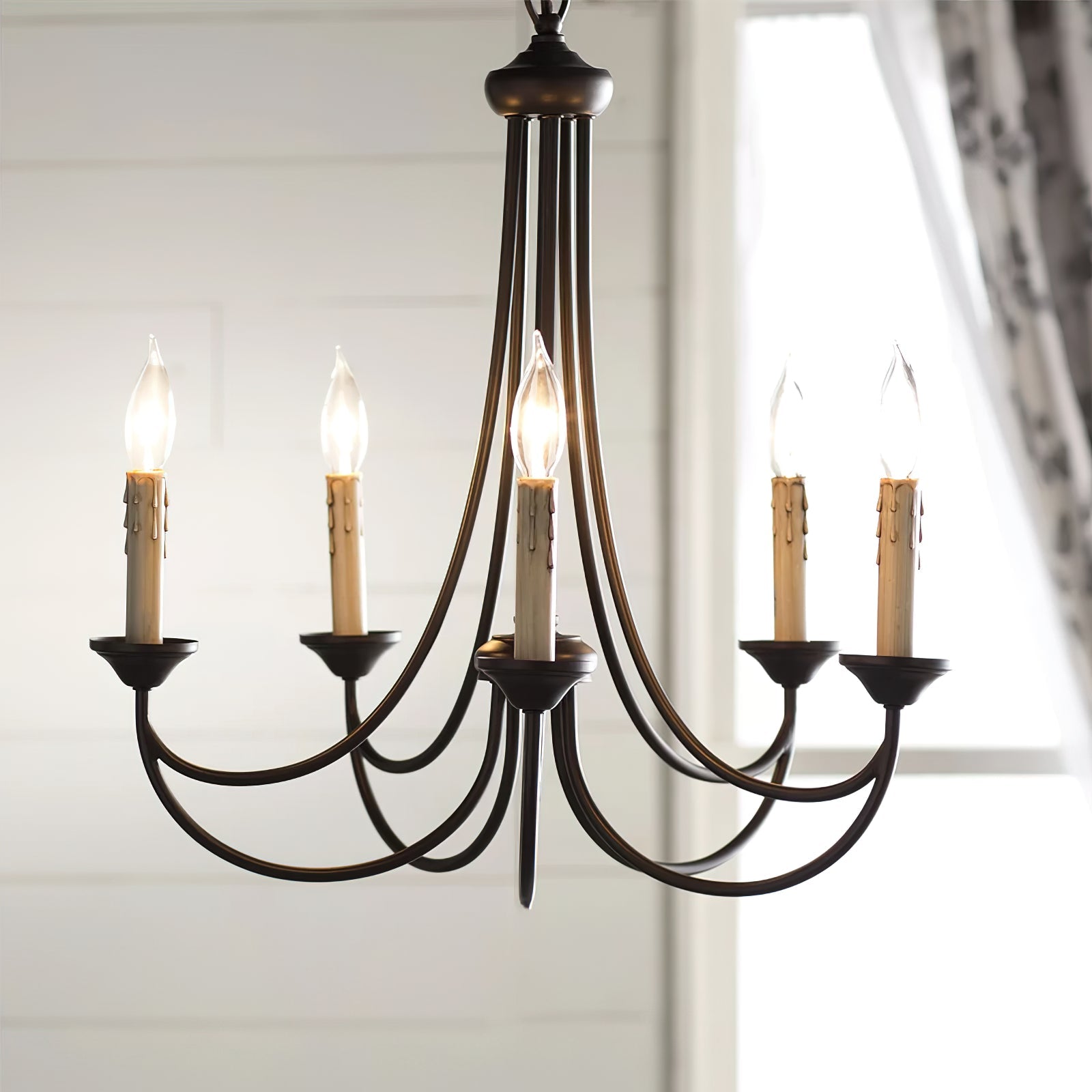 Calyx Postmodern Elegance Luxury Metal Chandelier - Lamp Copper