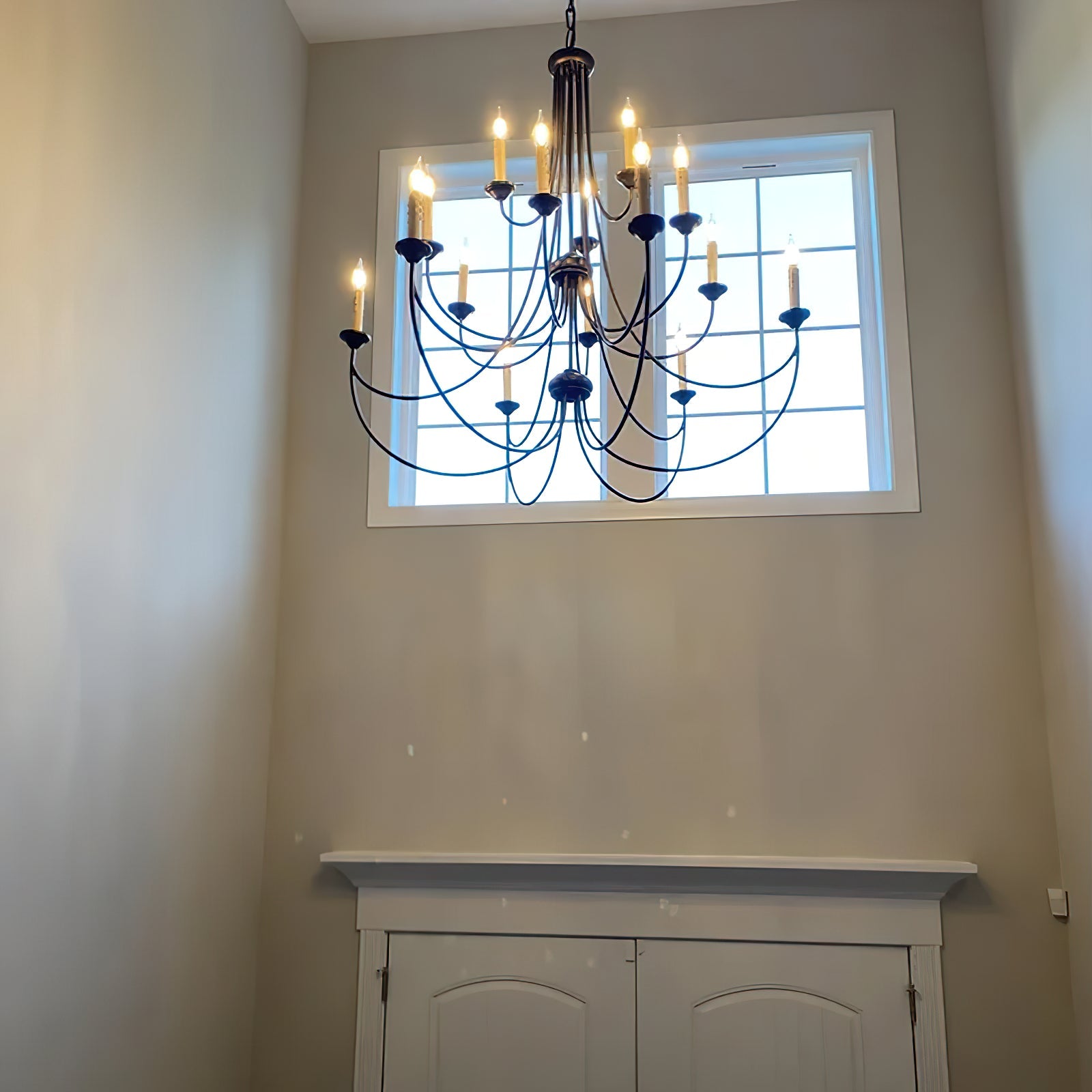 Calyx Postmodern Elegance Luxury Metal Chandelier - Lamp Copper