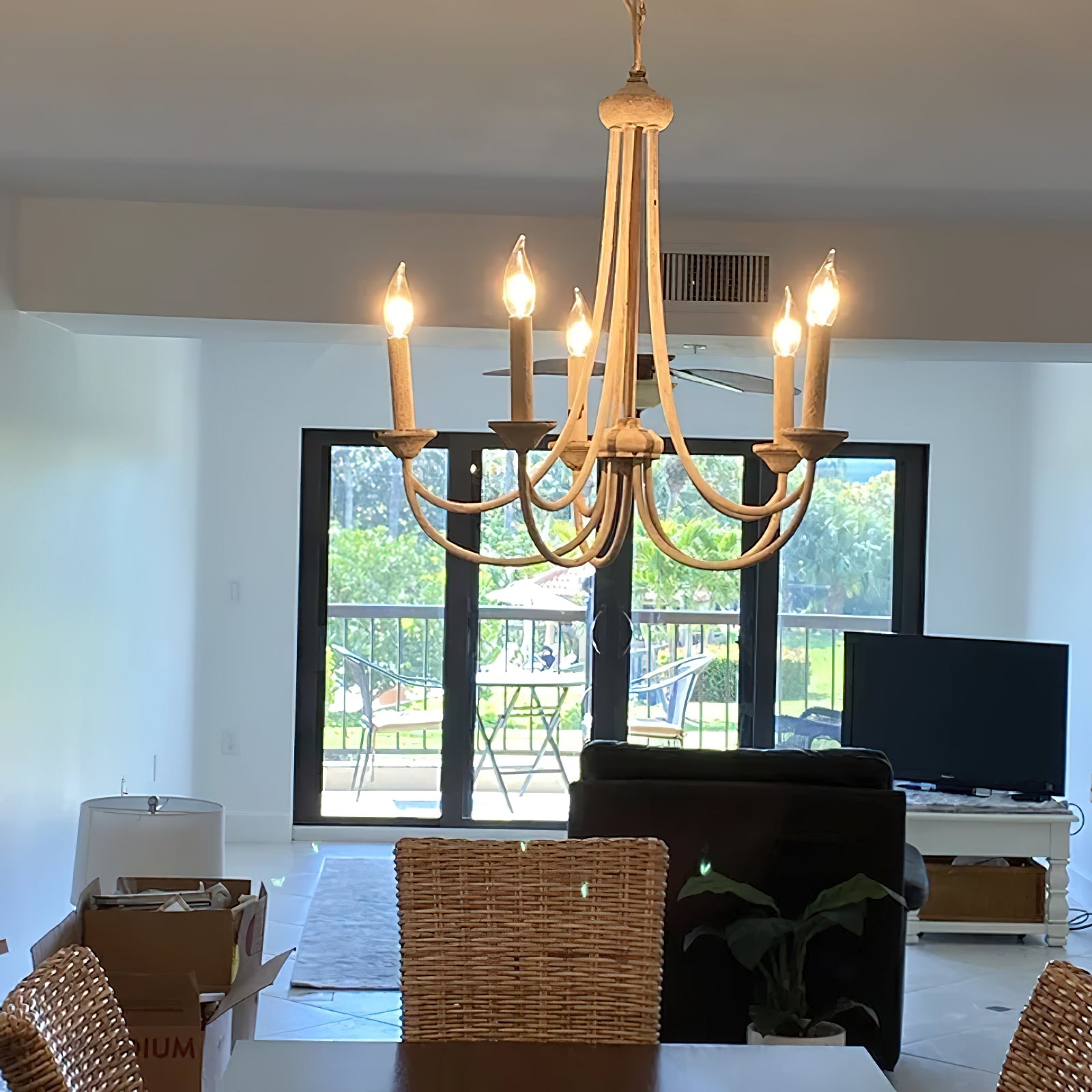 Calyx Postmodern Elegance Luxury Metal Chandelier - Lamp Copper