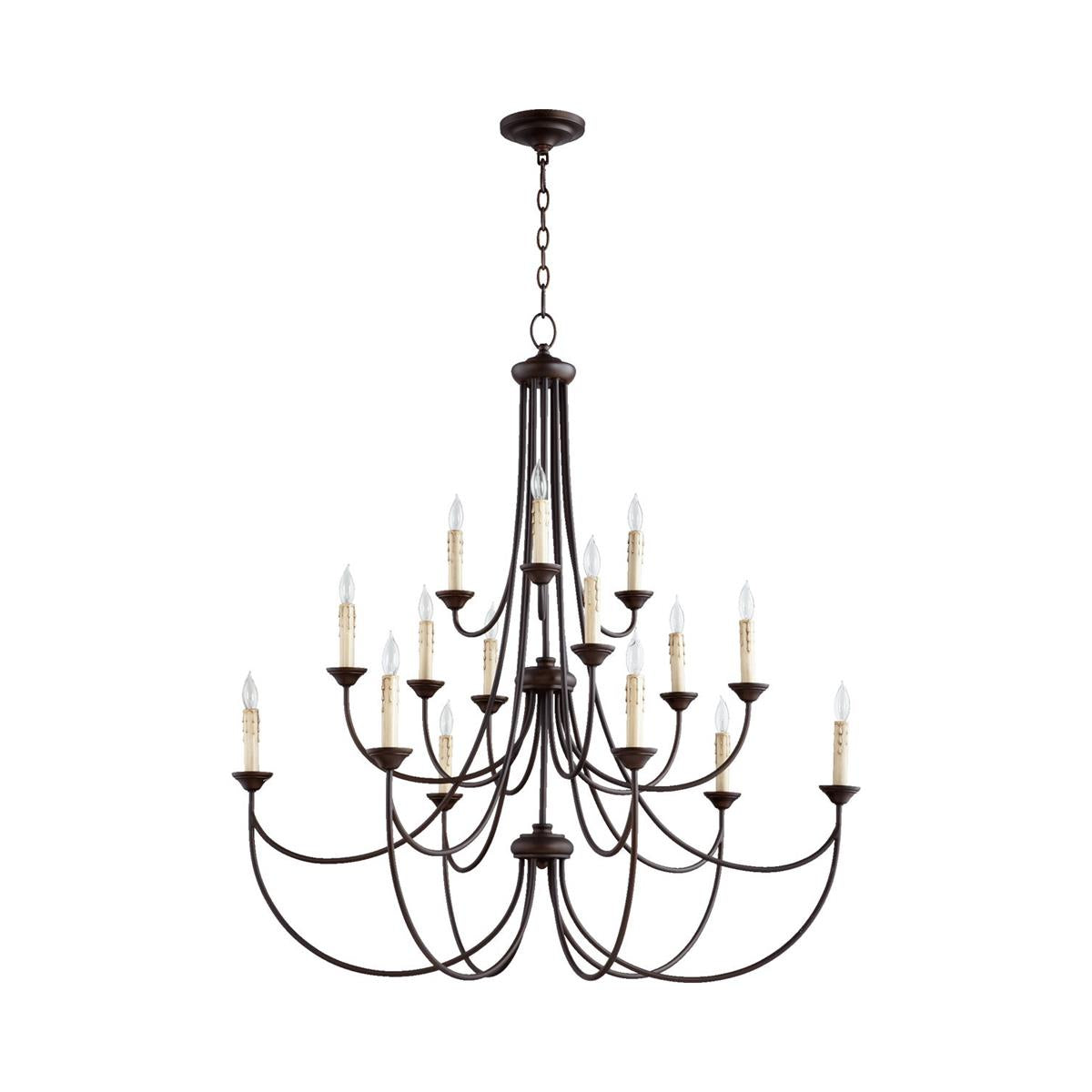 Calyx Postmodern Elegance Luxury Metal Chandelier - Lamp Copper