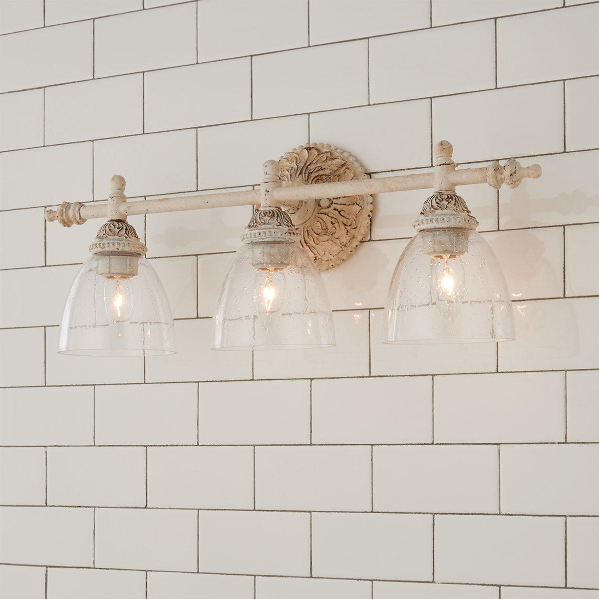 Orion Vintage Industrial Vanity Metal Glass Wall Lamp - Lamp Copper