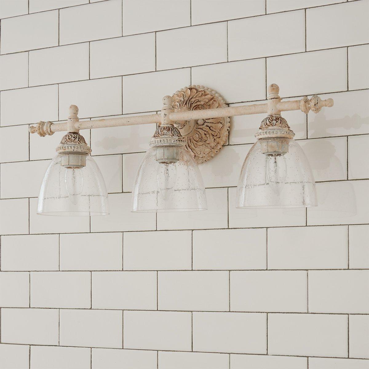 Orion Vintage Industrial Vanity Metal Glass Wall Lamp - Lamp Copper