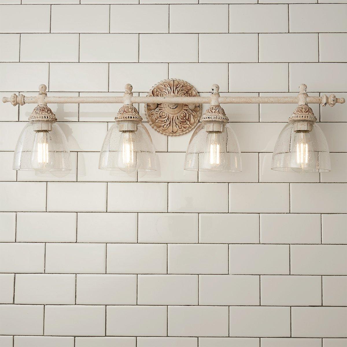 Orion Vintage Industrial Vanity Metal Glass Wall Lamp - Lamp Copper