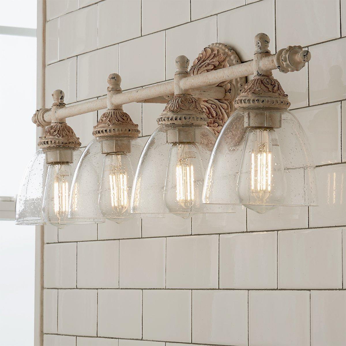 Orion Vintage Industrial Vanity Metal Glass Wall Lamp - Lamp Copper