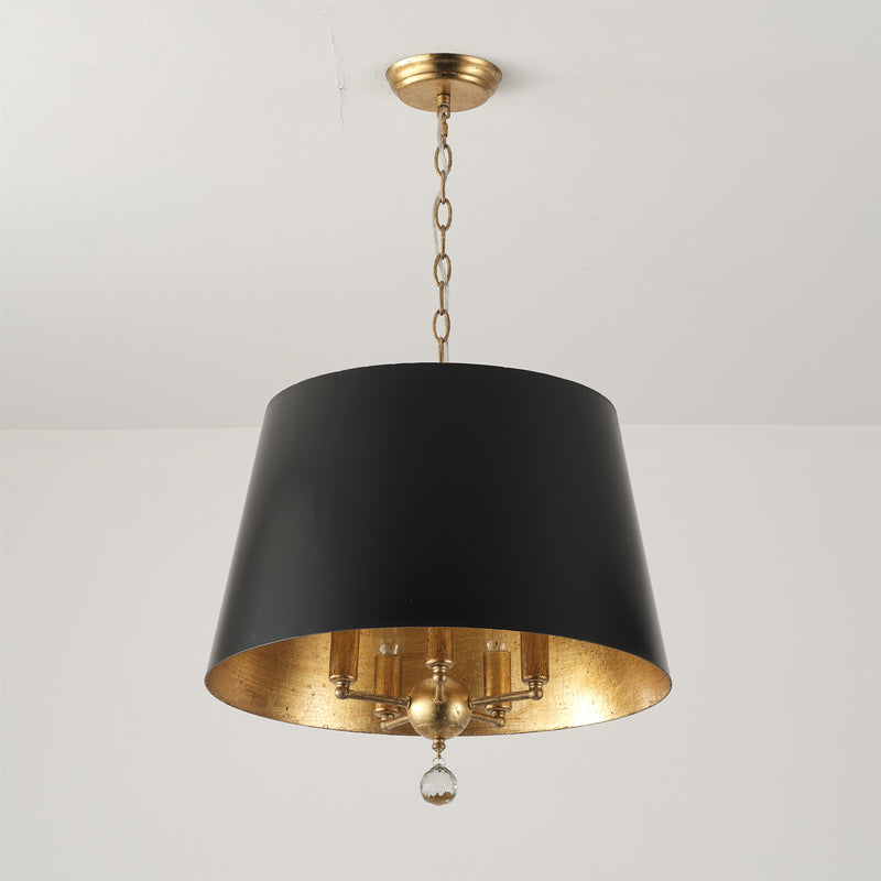 Ethere Vintage Industrial Black Metal Pendant Lamp - Lamp Copper