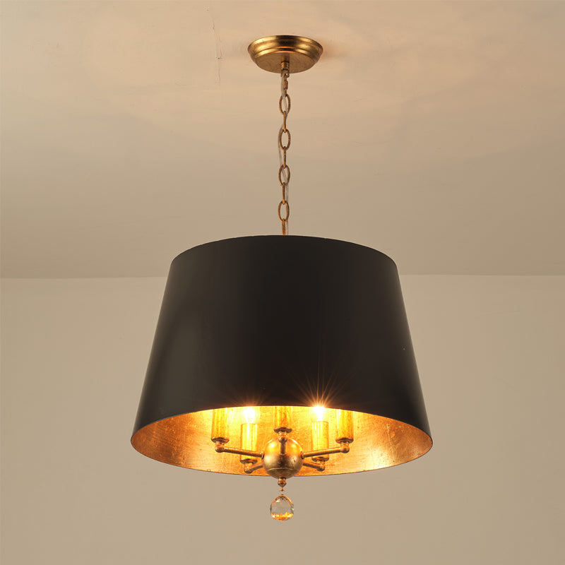 Ethere Vintage Industrial Black Metal Pendant Lamp - Lamp Copper