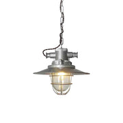 Celest Vintage Industrial Cage Metal Glass Pendant Light - Lamp Copper