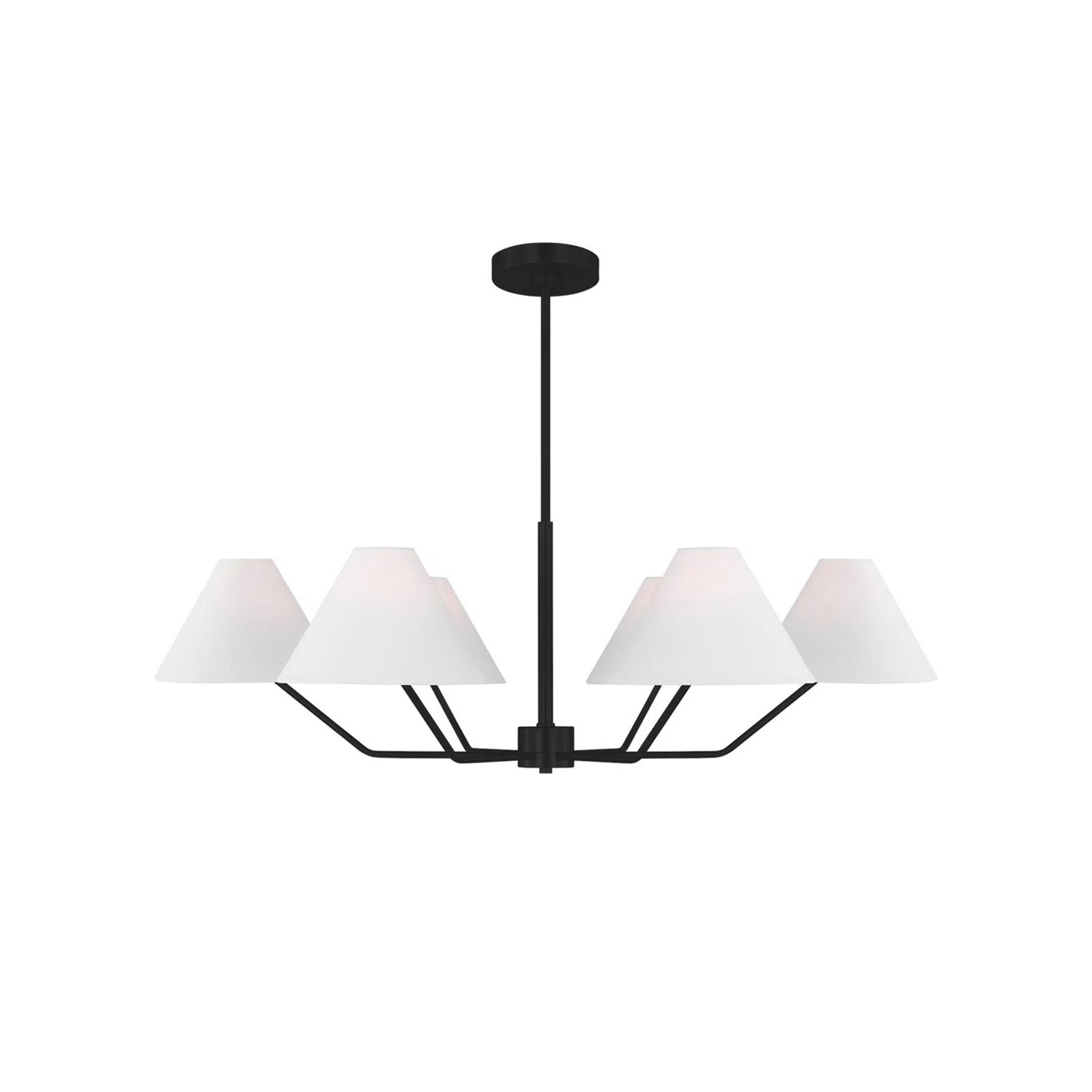 Vortex Traditional Vintage Industrial Fabric Chandelier - Lamp Copper