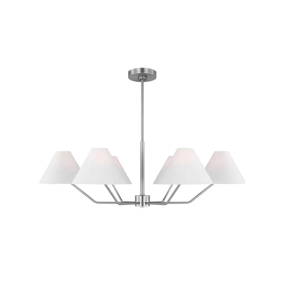 Vortex Traditional Vintage Industrial Fabric Chandelier - Lamp Copper