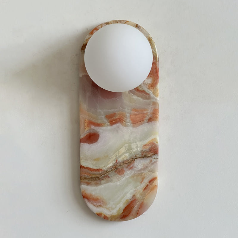 Idoraris Modern Minimalist Cyan Jade Sconce Wall Lamp - Lamp Copper