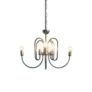 Ombre Elegance Vintage Industrial Metal Chandelier - Lamp Copper