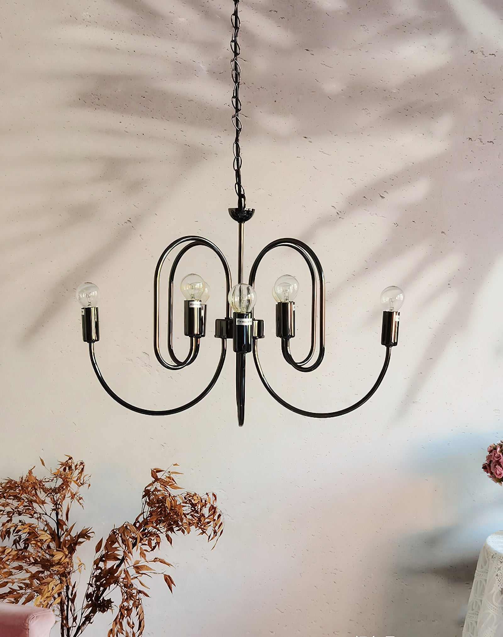 Ombre Elegance Vintage Industrial Metal Chandelier - Lamp Copper