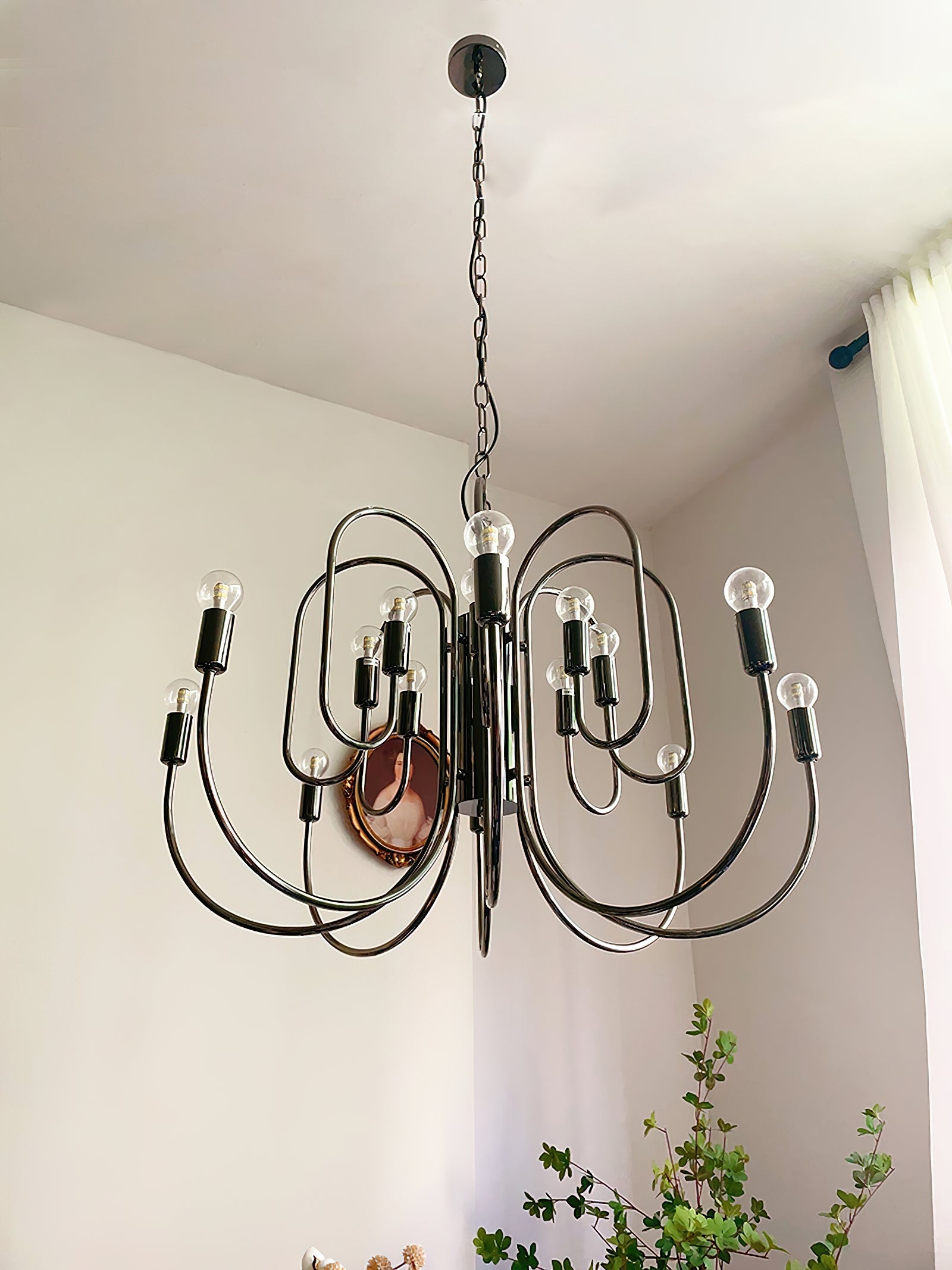 Ombre Elegance Vintage Industrial Metal Chandelier - Lamp Copper