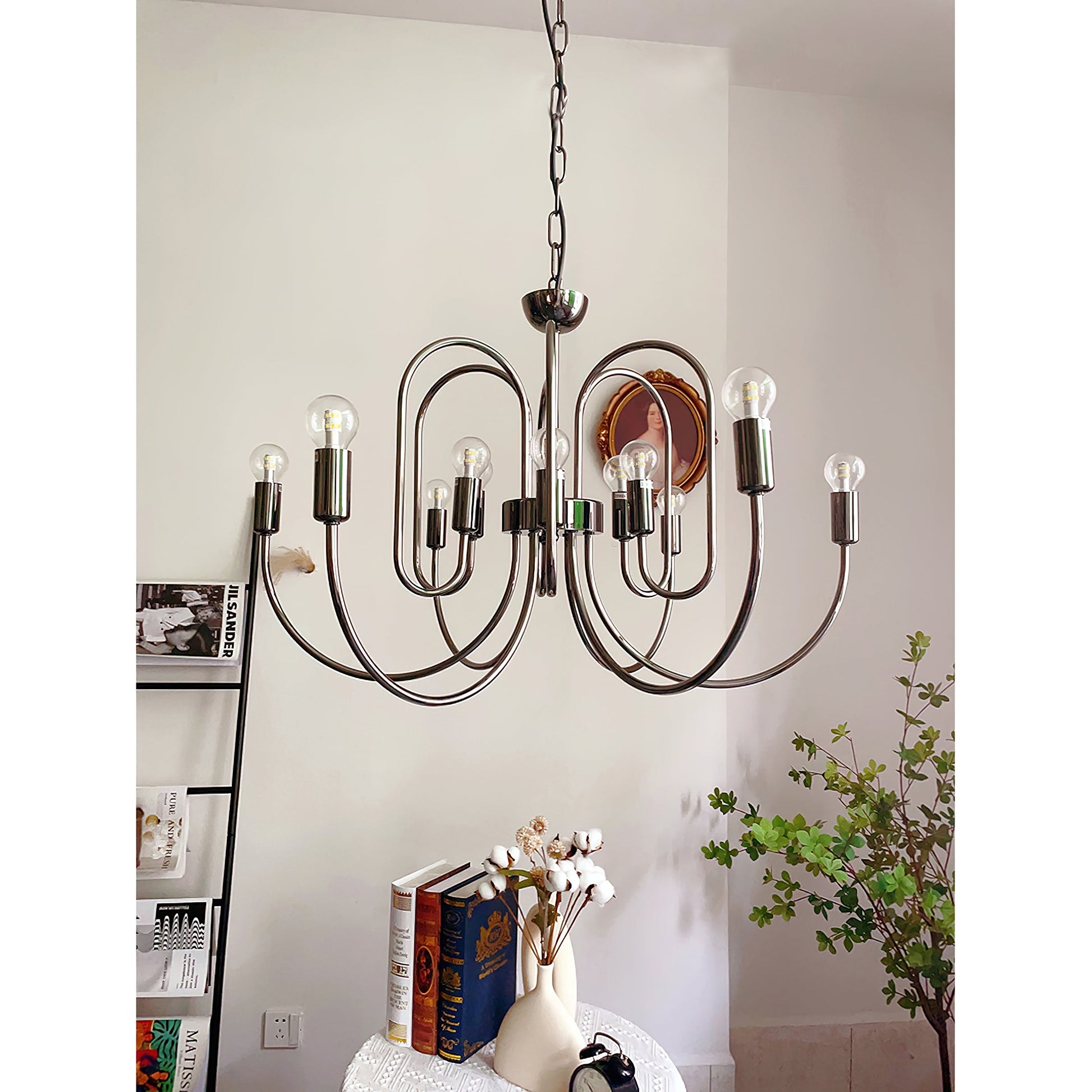 Ombre Elegance Vintage Industrial Metal Chandelier - Lamp Copper