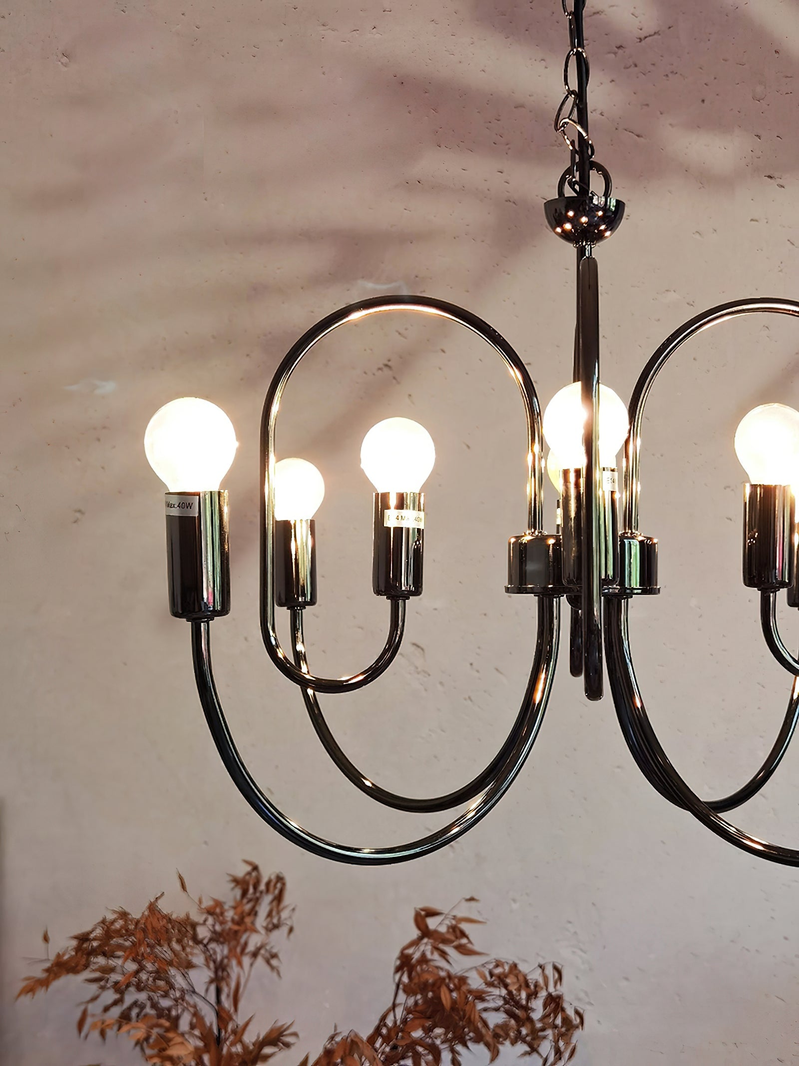 Ombre Elegance Vintage Industrial Metal Chandelier - Lamp Copper