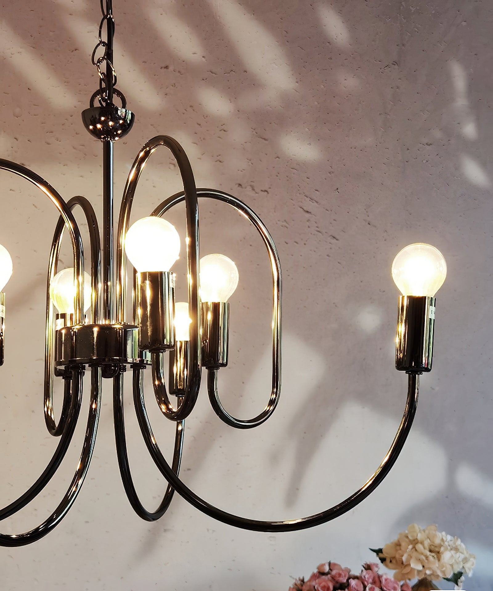 Ombre Elegance Vintage Industrial Metal Chandelier - Lamp Copper
