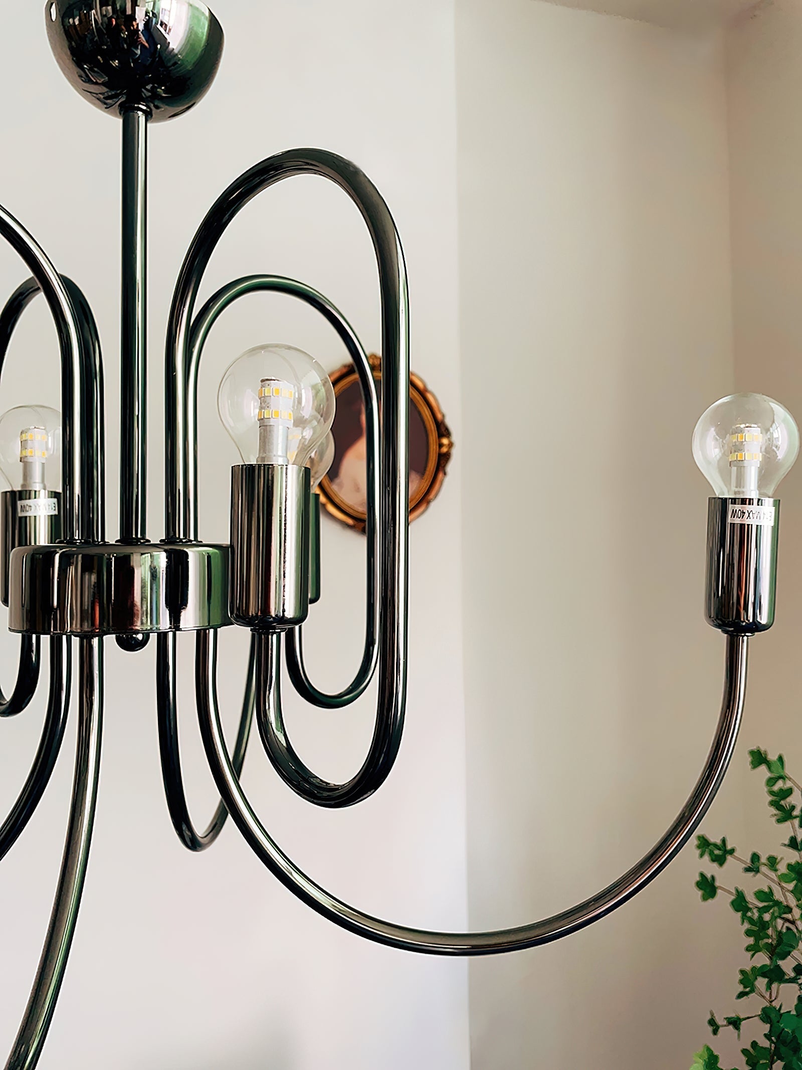 Ombre Elegance Vintage Industrial Metal Chandelier - Lamp Copper