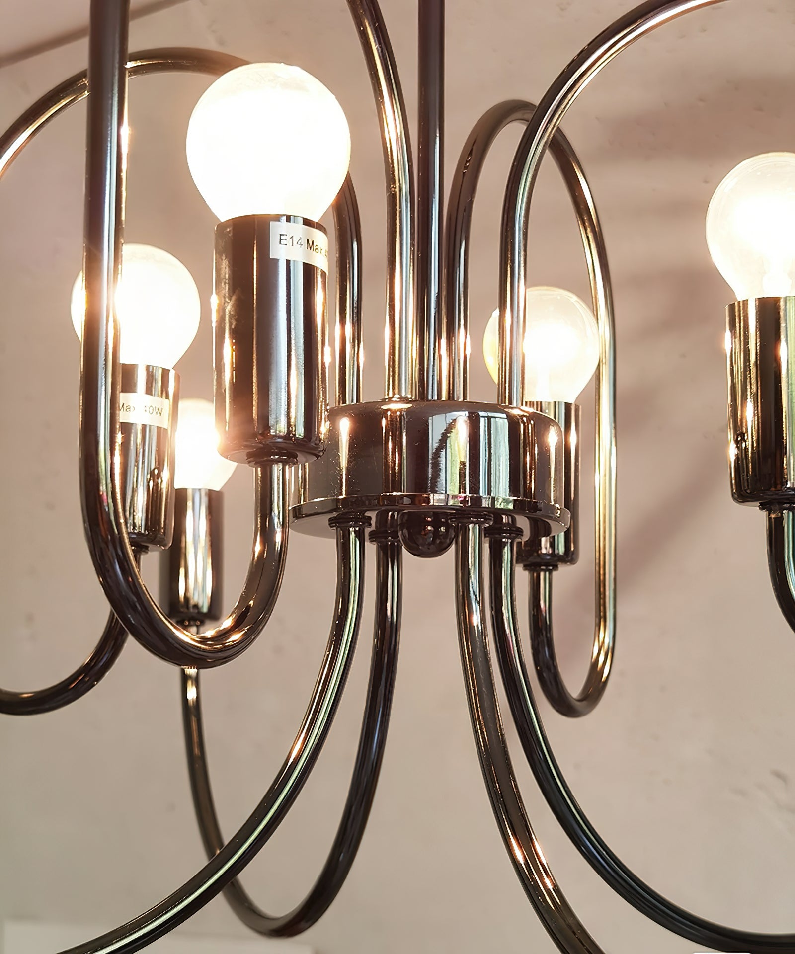 Ombre Elegance Vintage Industrial Metal Chandelier - Lamp Copper