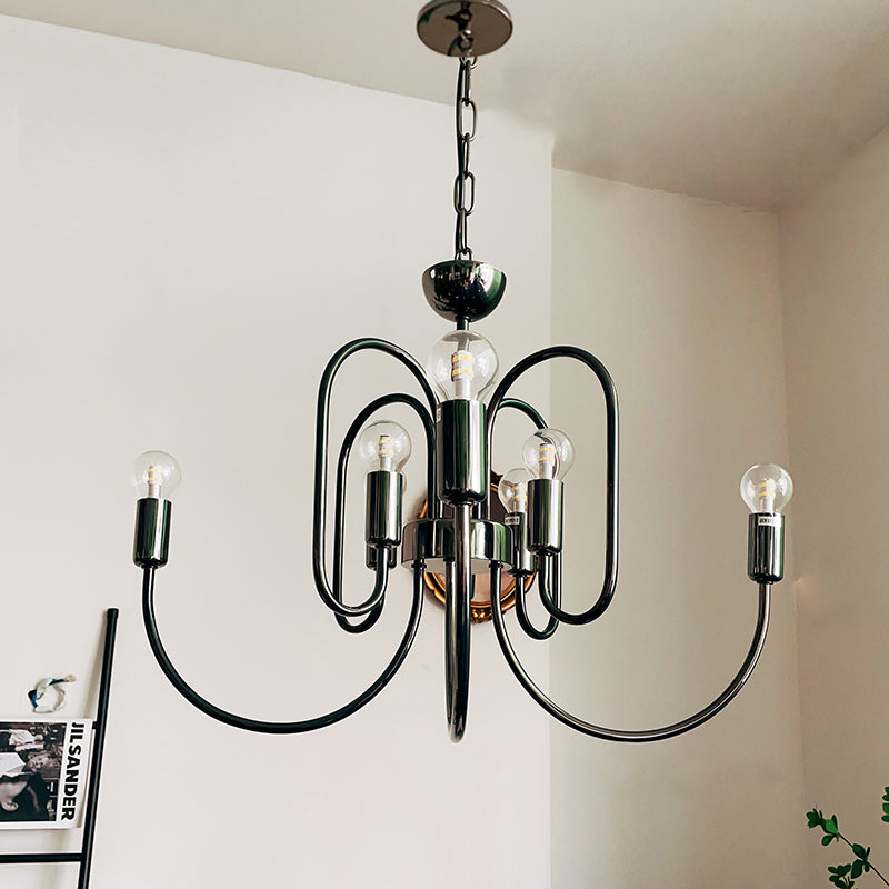 Ombre Elegance Vintage Industrial Metal Chandelier - Lamp Copper