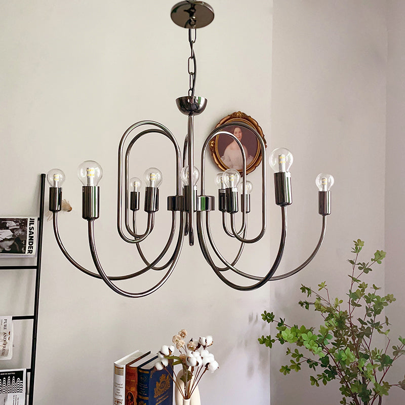 Ombre Elegance Vintage Industrial Metal Chandelier - Lamp Copper