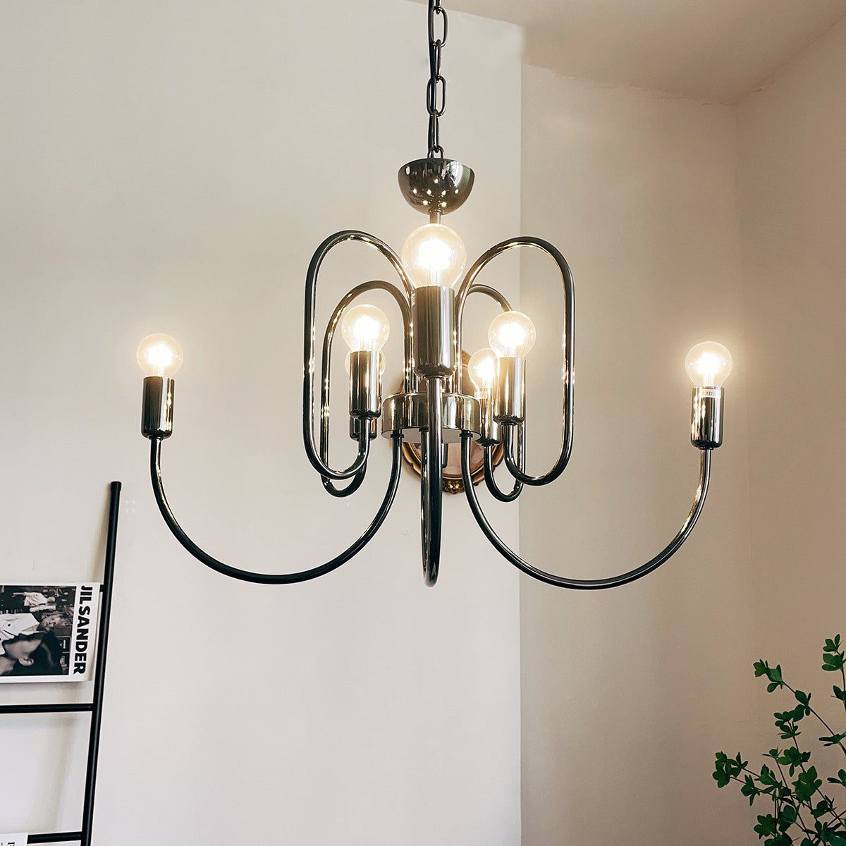 Ombre Elegance Vintage Industrial Metal Chandelier - Lamp Copper