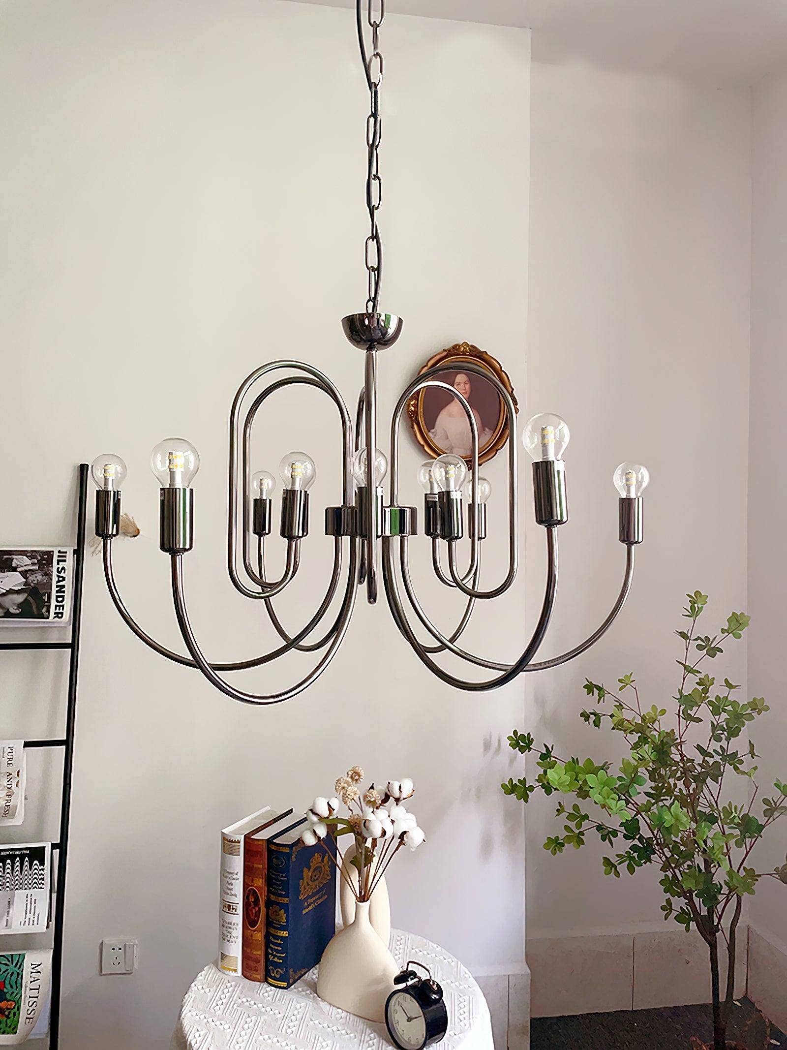 Ombre Elegance Vintage Industrial Metal Chandelier - Lamp Copper
