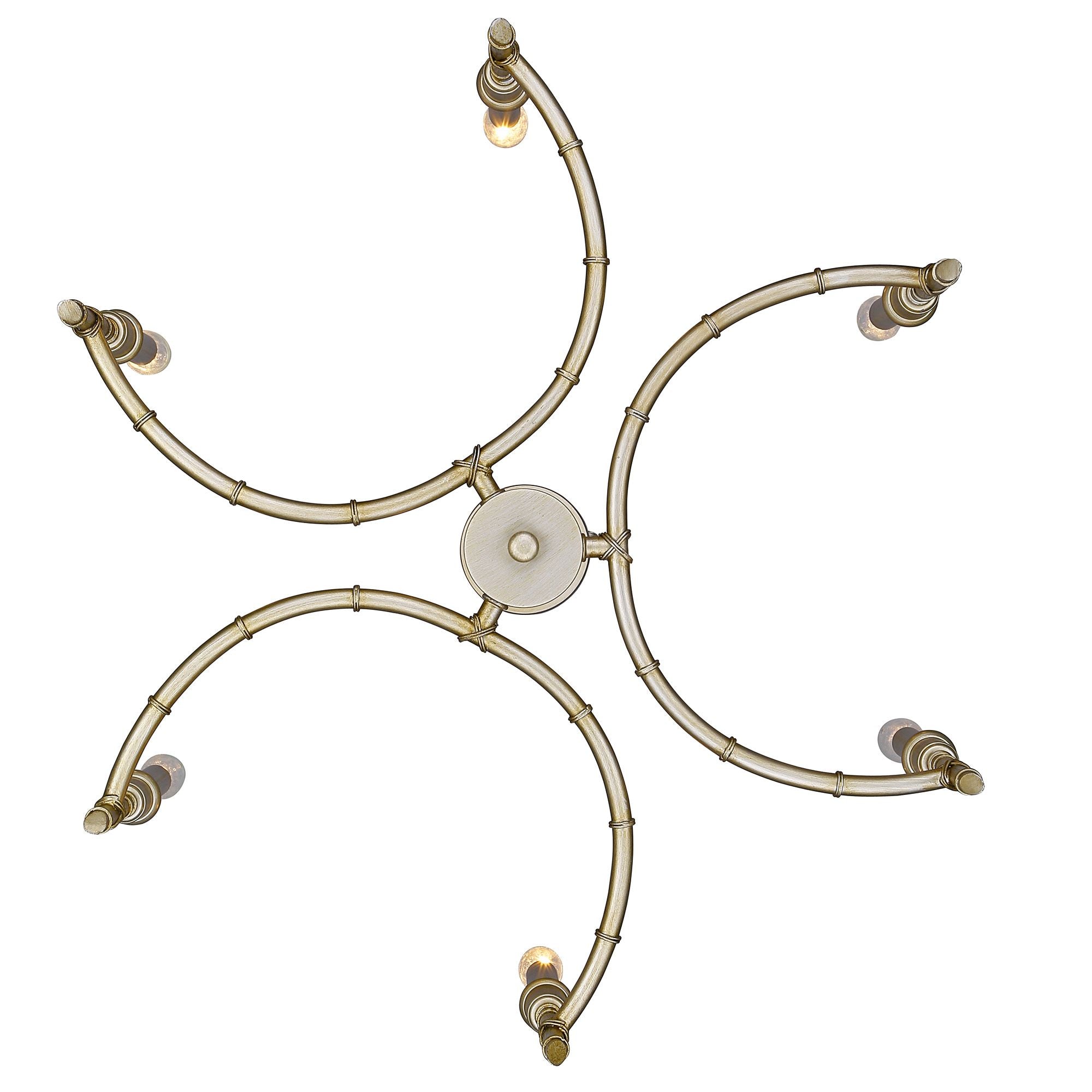 Jetset Vintage Industrial Luxury Brass Metal Chandelier - Lamp Copper