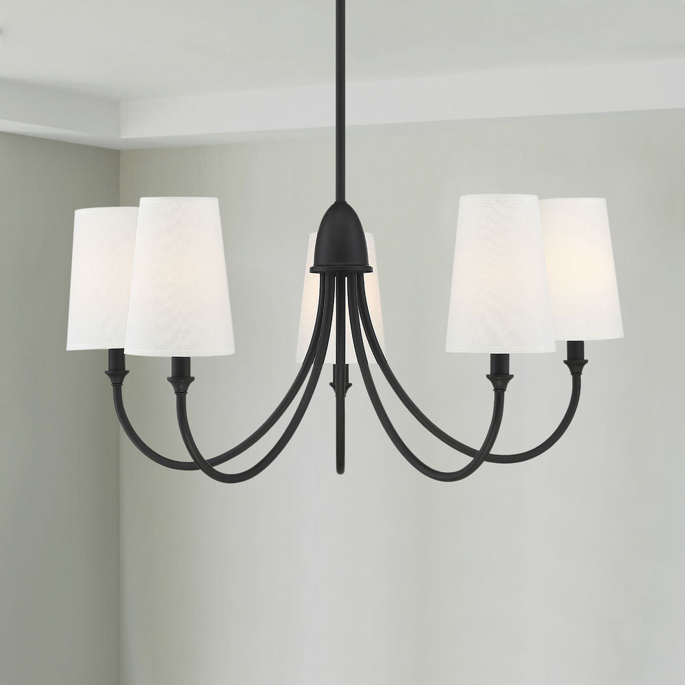 Lumin Premium Vintage Industrial Fabric Metal Chandelier - Lamp Copper