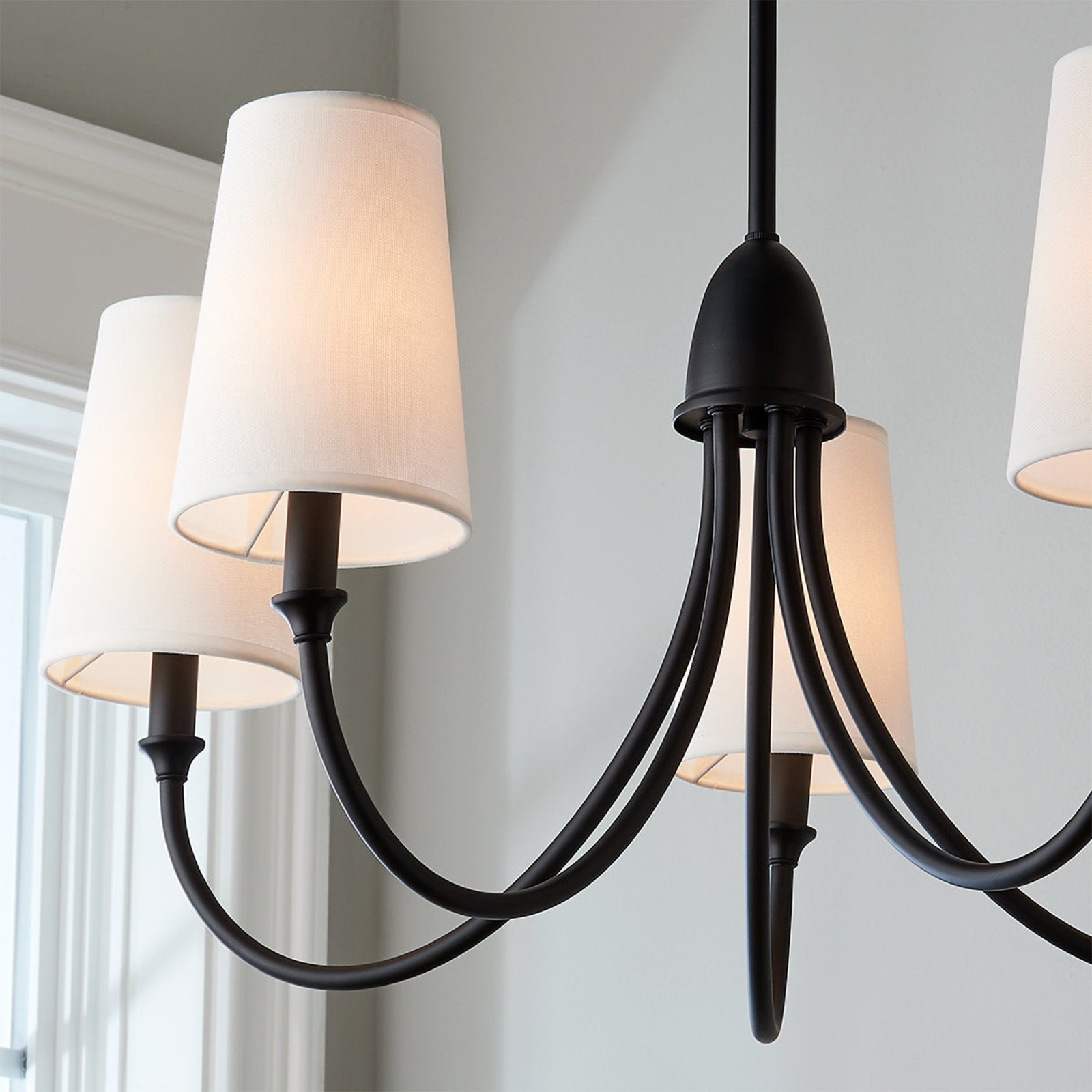 Lumin Premium Vintage Industrial Fabric Metal Chandelier - Lamp Copper