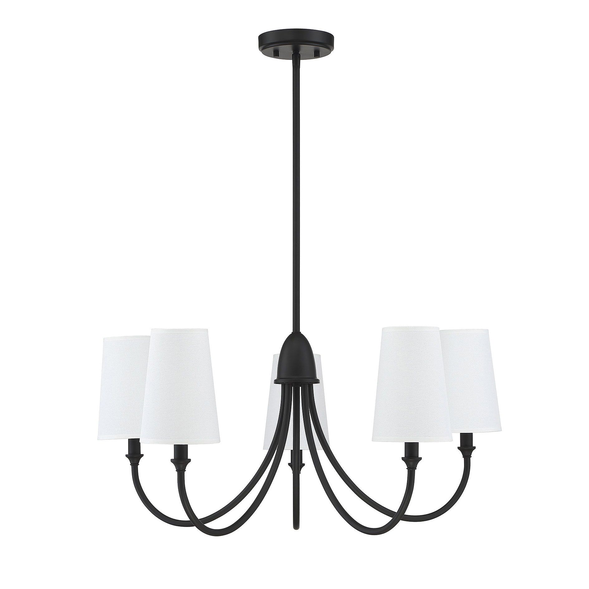 Lumin Premium Vintage Industrial Fabric Metal Chandelier - Lamp Copper
