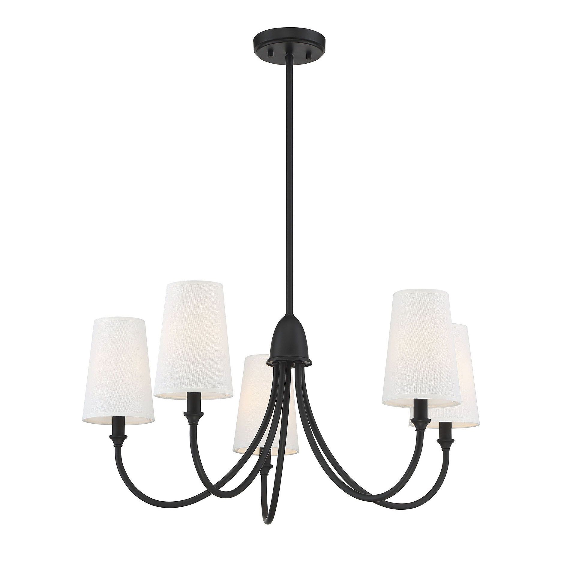 Lumin Premium Vintage Industrial Fabric Metal Chandelier - Lamp Copper
