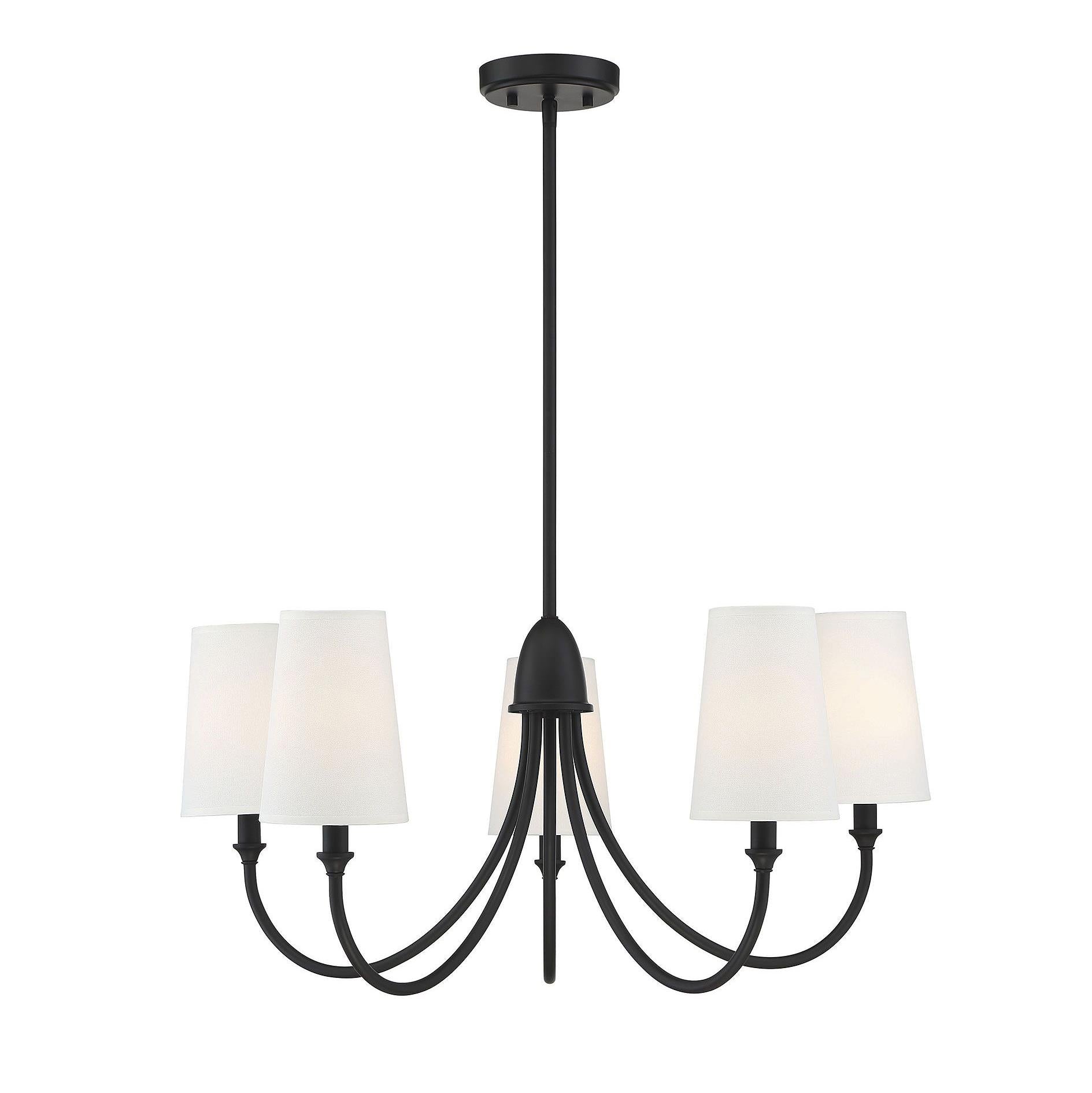 Lumin Premium Vintage Industrial Fabric Metal Chandelier - Lamp Copper