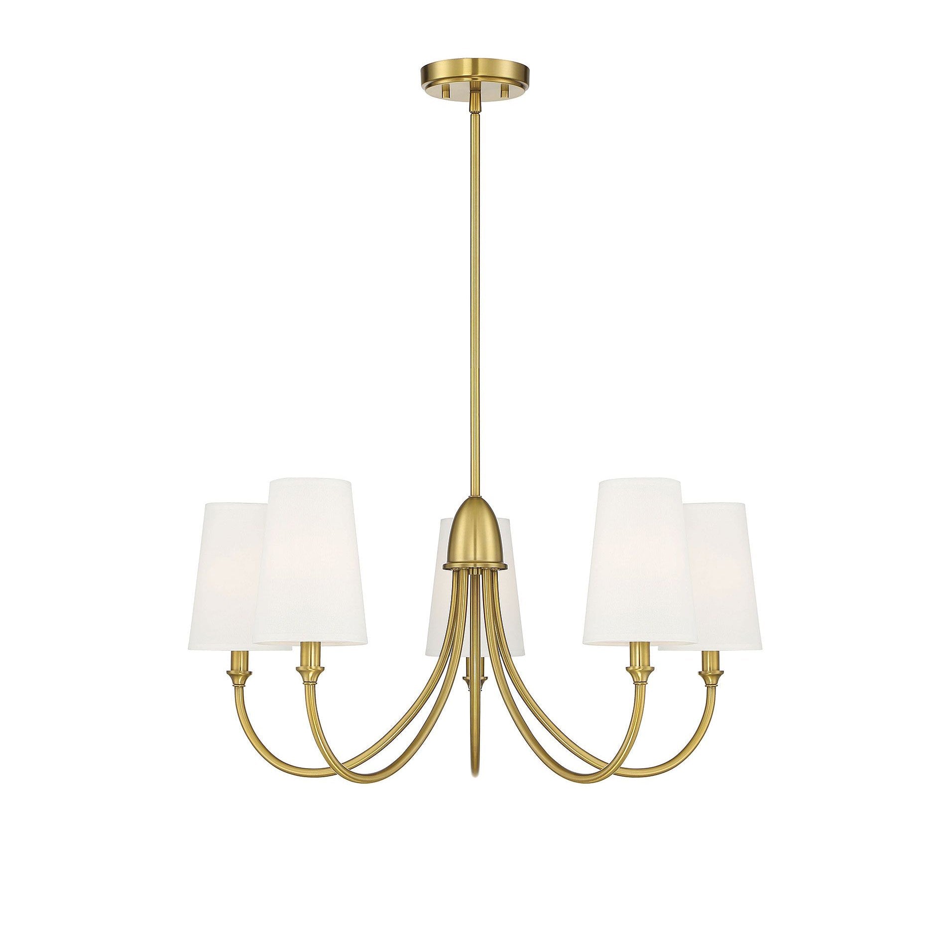 Lumin Premium Vintage Industrial Fabric Metal Chandelier - Lamp Copper